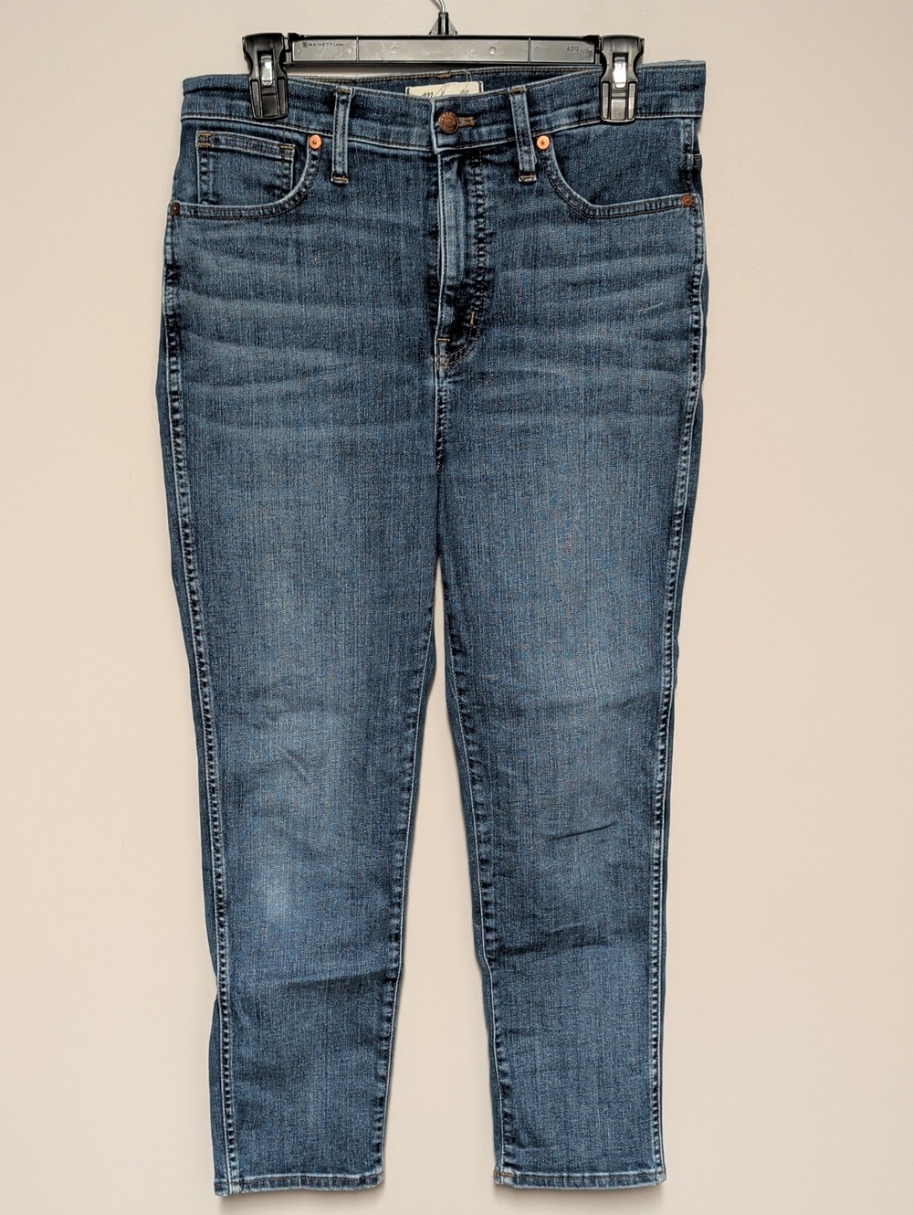 Madewell Ankle Skinny Jeans in Medium Blue Wash